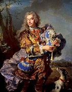 Hyacinthe Rigaud Gaspard de Gueidan playing the musette oil painting on canvas